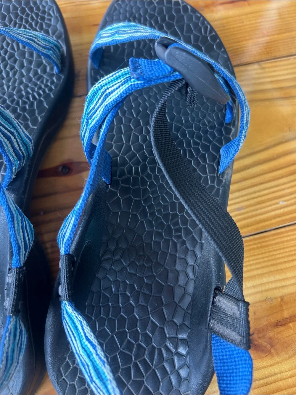Chaco Men's Blue & Black Z/Cloud Sandals